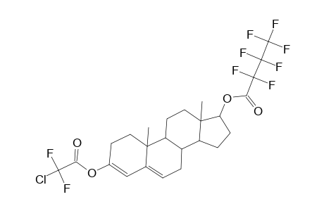 Androsta-3,5-diene-3,17-diol, 3-(chlorodifluoroacetate) 17-(heptafluorobutanoate), (17.beta.)-