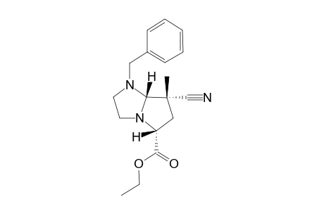 1-Benzyl-7-cyano-5-ethoxycarbonyl-7-methylhexahydro-1H-pyrrolo[1,2-a]imidazole