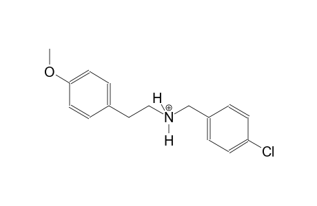 N-(4-chlorobenzyl)-2-(4-methoxyphenyl)ethanaminium