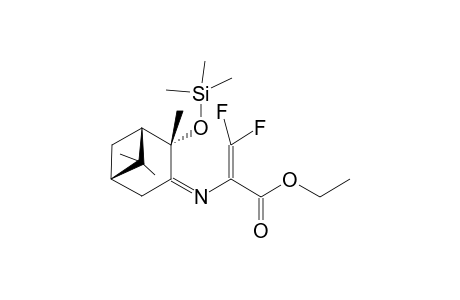 (1'S,2'S,5'S)-Ethyl 2-[(2'-trimethylsiloxypinylidene)amino]-3,3-difluoro-2-propeno-1-ate