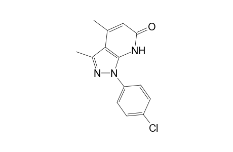 1-(4-Chlorophenyl)-3,4-dimethyl-1H,6H,7H-pyrazolo[3,4-b]pyridin-6-one