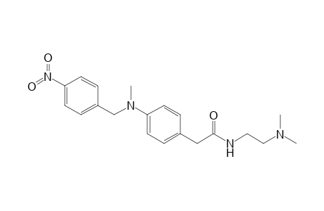 N-[2-(N,N-Dimethylamino)ethyl]-4-[methyl(4-nitrobenzyl)amino]phenylacetamide