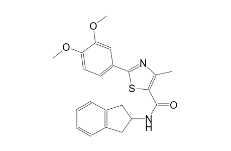 5-thiazolecarboxamide, N-(2,3-dihydro-1H-inden-2-yl)-2-(3,4-dimethoxyphenyl)-4-methyl-