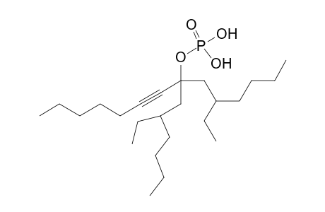 Bis(2-ethylhexyl) 1-hydroxy-2-octynephosphate