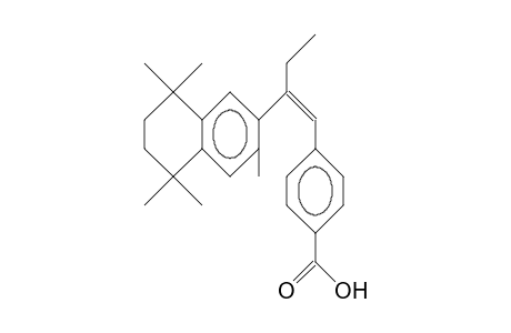 1-(4-Carboxy-phenyl)-cis-2-(1,1,4,4,7-pentamethyl-6-tetralinyl)-1-butene