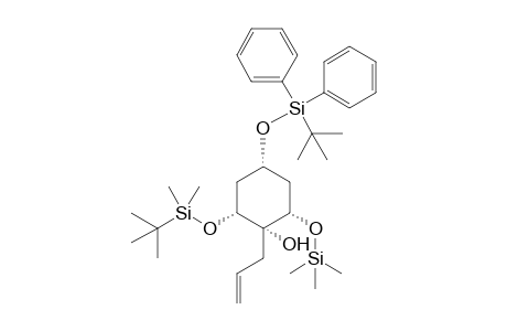 (1S,2R,4R,6S)-1-Allyl-2-(tert-butyldimethylsilyloxy)-4-(tert-butyldiphenylsilyloxy)-6-trimethylsilyloxycyclohexanol