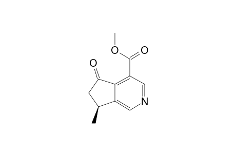 CORNININE;7-(R)-METHYL-5-OXOCYClOPENTENO-[E]-PYRIDINE