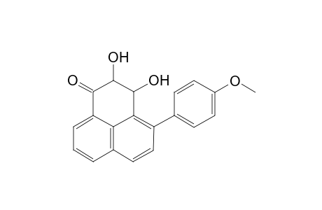 (2S,3S)-2,3-dihydroxy-4-(4-methoxyphenyl)-2,3-dihydrophenalen-1-one