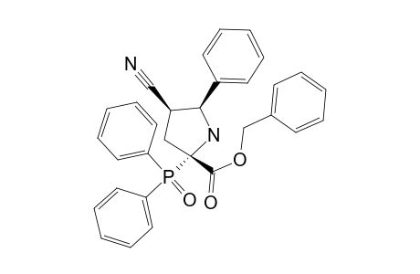 (2-ALPHA,4-ALPHA,5-ALPHA)-(+/-)-PHENYLMETHYL-4-CYANO-2-DIPHENYLPHOSPHINOYL)-5-PHENYL-2-PYRROLIDINE-CARBOXYLATE