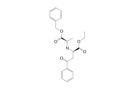 (1S,2R)-2-(1-METHYL-2-OXO-2-PHENYLMETHOXY-ETHYLAMINO)-4-OXO-4-PHENYL-BUTYRIC-ACID-ETHYLESTER
