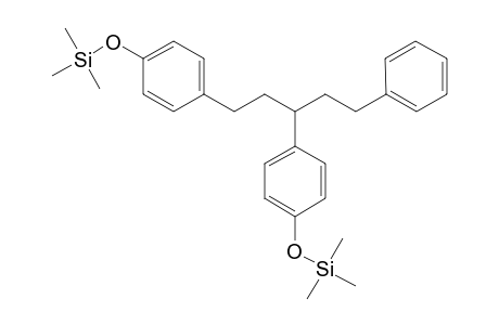 1,3-bi(p-trimethylsiloxyphenyl)-5-phenylpentane