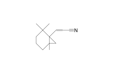 (E)-3-(2',2',6'-Trimethyl-bicyclo[4.1.0]heptyl)-propenonitrile