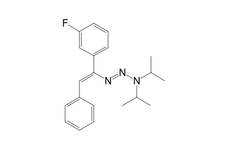 (E)-1-((Z)-1-(3-fluorophenyl)-2-phenylvinyl)-3,3-diisopropyltriaz-1-ene