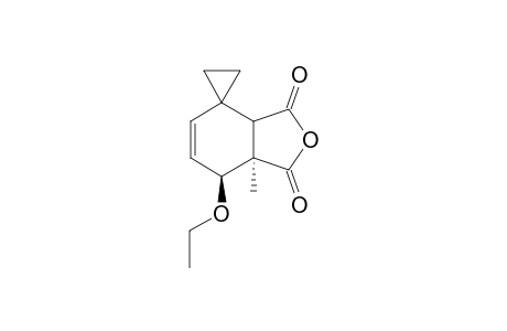 rac-7'.beta.-ethoxy-3'a,4',7',7'a-tetrahydro-7'a.alpha.-methylspiro[cyclopropane-1,4'(3'a.alpha.)-{1'H,3'H}isobenzofuran]-1',3'-dione