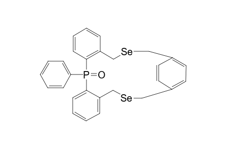 10-Phenyl-3,10,15,17-tetrahydro-5H-tribenzo[c,f,klm][1,9,5]diselenaphosphacyclopentadecin-10-one