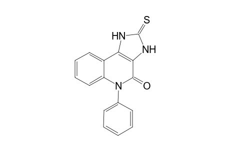 1,2,3,5-Tetrahydro-5-phenyl-2-thioxo-4H-imidazo[4,5-c]quinolin-4-one