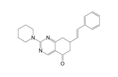 5(6H)-quinazolinone, 7,8-dihydro-7-[(E)-2-phenylethenyl]-2-(1-piperidinyl)-