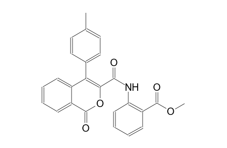 benzoic acid, 2-[[[4-(4-methylphenyl)-1-oxo-1H-2-benzopyran-3-yl]carbonyl]amino]-, methyl ester