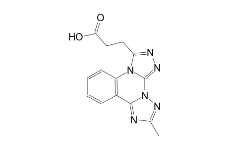 di[1,2,4]triazolo[4,3-a:1,5-c]quinazoline-3-propanoic acid, 10-methyl-