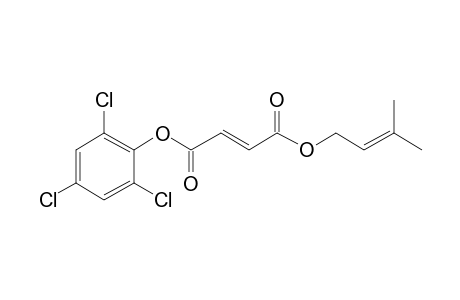 Fumaric acid, 2,4,6-trichlorophenyl 3-methylbut-2-en-1-yl ester