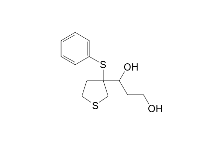 3-[(3'-(Phenylsulfanyl)thiolanyl]propane-1,3-diol