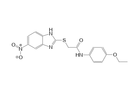 N-(4-ethoxyphenyl)-2-[(5-nitro-1H-benzimidazol-2-yl)sulfanyl]acetamide