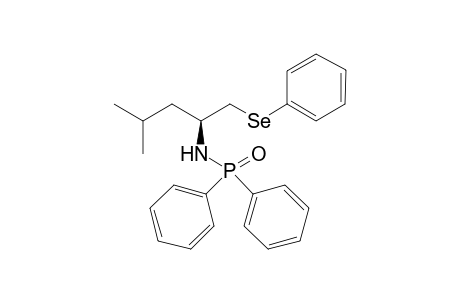 (S)-1-(Selenophenyl)-2-(diphenylphosphinamido)-4-methylpentane