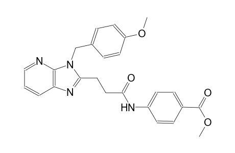 benzoic acid, 4-[[3-[3-[(4-methoxyphenyl)methyl]-3H-imidazo[4,5-b]pyridin-2-yl]-1-oxopropyl]amino]-, methyl ester