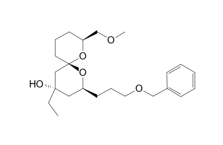 (2S,4S,6S,8S)-2-(3-(Benzyloxy)propyl)-4-ethyl-8-((methoxy)methyl)-1,7-dioxaspiro-[5.5]undecan-4-ol