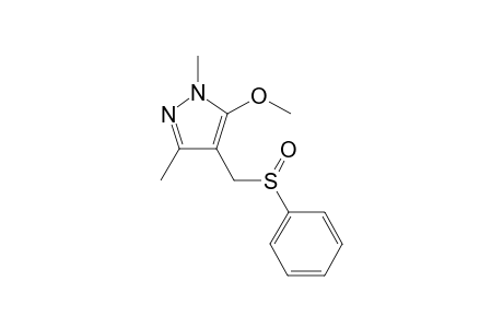 1,3-Dimethyl-5-methoxy-4-(phenylsulfinylmethyl)-1H-pyrazole