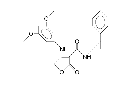 4-(3,5-Dimethoxy-phenylamino)-3-(N-[2-phenyl-cycloprop-1-yl]-carbamoyl)-2(5H)-furanone