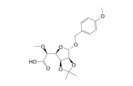 (2S)-2-[(3aS,4S,6S,6aS)-2,2-dimethyl-4-p-anisyloxy-3a,4,6,6a-tetrahydrofuro[3,4-d][1,3]dioxol-6-yl]-2-methoxy-acetic acid