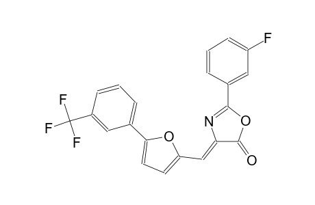(4Z)-2-(3-fluorophenyl)-4-({5-[3-(trifluoromethyl)phenyl]-2-furyl}methylene)-1,3-oxazol-5(4H)-one