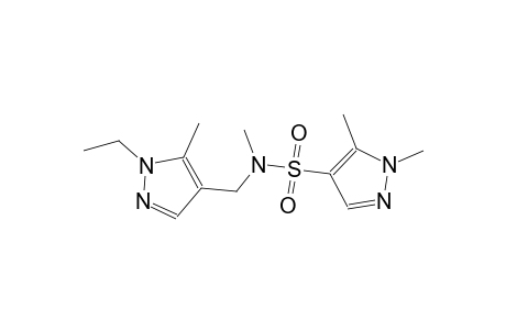 1H-pyrazole-4-sulfonamide, N-[(1-ethyl-5-methyl-1H-pyrazol-4-yl)methyl]-N,1,5-trimethyl-