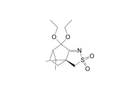 3H-3a,6-Methano-2,1-benzisothiazole, 7,7-diethoxy-4,5,6,7-tetrahydro-8,8-dimethyl-, 2,2-dioxide, (3aS)-