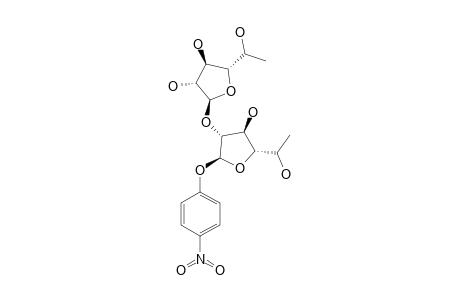 PARA-NITROPHENYL-BETA-D-FUCOFURANOSYL-(1->2)-BETA-D-FUCOFURANOSIDE