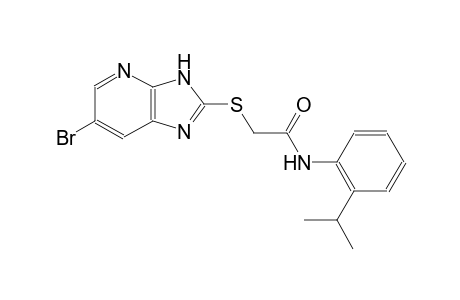 2-[(6-bromo-3H-imidazo[4,5-b]pyridin-2-yl)sulfanyl]-N-(2-isopropylphenyl)acetamide