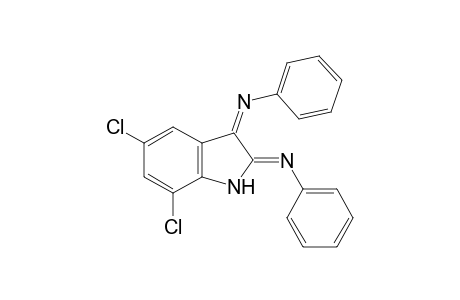 2,3-bis(phenylimino)-5,7-dichloroindoline