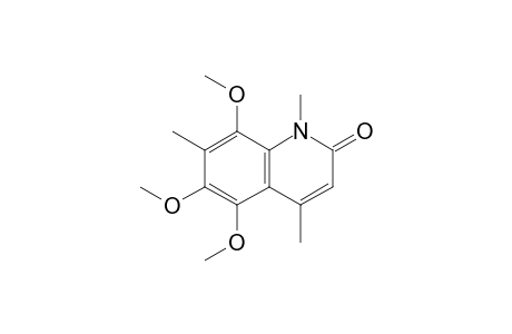 1,4,7-Trimethyl-5,6,8-trimethoxy-2(1H)-quinolinone