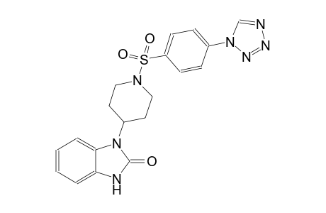 2H-benzimidazol-2-one, 1,3-dihydro-1-[1-[[4-(1H-tetrazol-1-yl)phenyl]sulfonyl]-4-piperidinyl]-