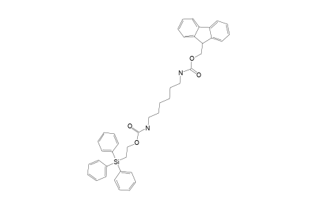N-2-(TRIPHENYLSILYL)-ETHOXYCARBONYL-N'-(9-FLUORENYL)-METHOXYCARBONYL-1,6-DIAMINOHEXANE