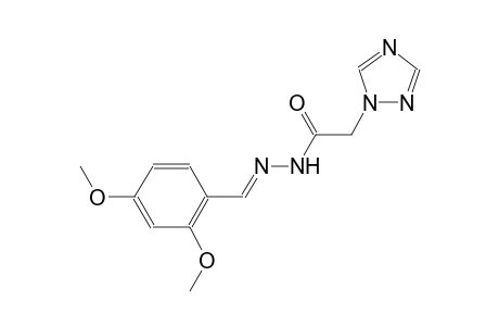 N'-[(E)-(2,4-dimethoxyphenyl)methylidene]-2-(1H-1,2,4-triazol-1-yl)acetohydrazide