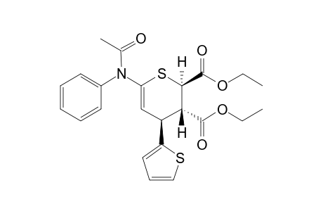 (exo)-2-(N-Phenyl-N-acetylimino)-2,3-bis(ethoxycarbonyl)-4-(2'-thienyl)-3,4-dihydro-2H-thiopyran