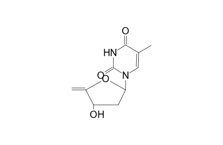 1-(4-hydroxy-5-methylideneoxolan-2-yl)-5-methyl-1,2,3,4-tetrahydropyrimidine-2,4-dione