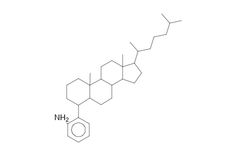 Cholestane, 4-(2-aminophenyl)-