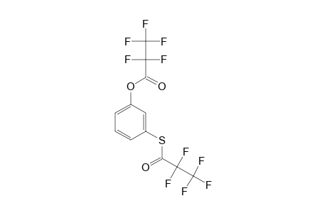 3-Mercaptophenol, S,o-bis(pentafluoropropionyl)-