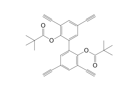 2,2'-Bis(tert-butylcarbonyloxy)-3,3',5,5'-tetraethynylbiphenyl
