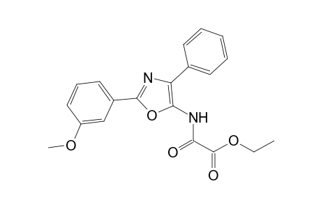 2-keto-2-[[2-(3-methoxyphenyl)-4-phenyl-oxazol-5-yl]amino]acetic acid ethyl ester