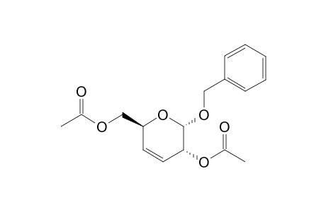 Benzyl 2,6-Di-O-acetyl-3,4-dideoxy-.alpha.-D-erythro-hex-3-enopyranoside