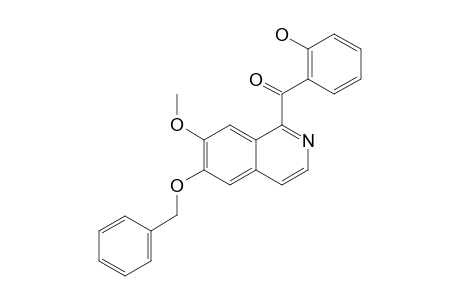 1-BENZOYL-6-BENZYLOXY-7-METHOXY-2'-HYDROXY-ISOQUINOLINE